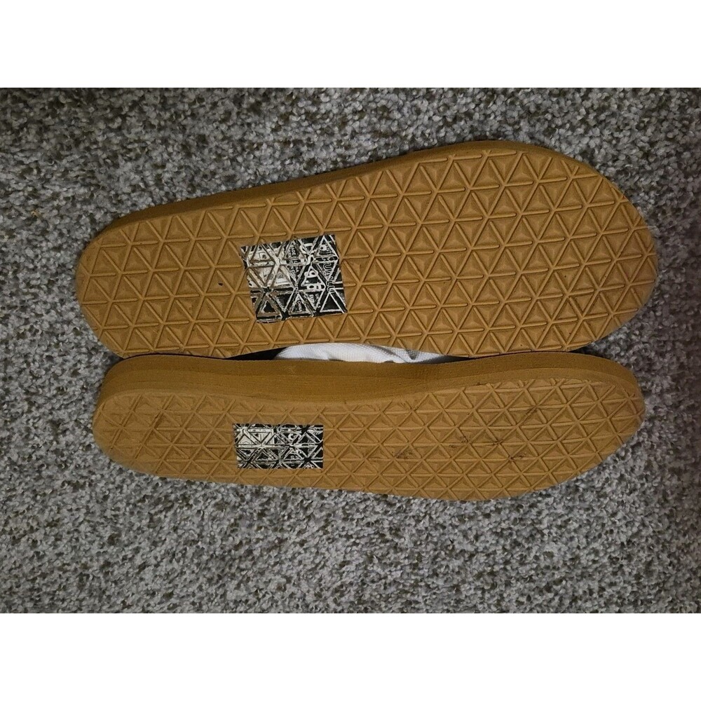Kuailu Flip Flop Sandals Size 9.5 Brown White Comfort Yoga Wear Slip On - Picture 7 of 9